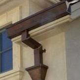 #10 Gutters (custom copper with decorative design)